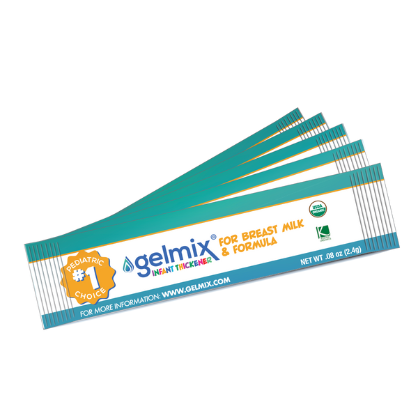 Gelmix Thickener for Baby Reflux, Individual Stick Packs
