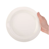 Lip Plate with Rim<br>9" - Ivory or Blue