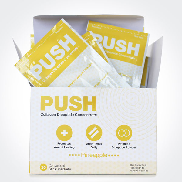PUSH Collagen Dipeptide Concentrate -<br>Wound Care Supplement