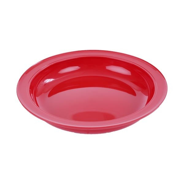Inner lip plate with rim - adaptive dishes - non slip